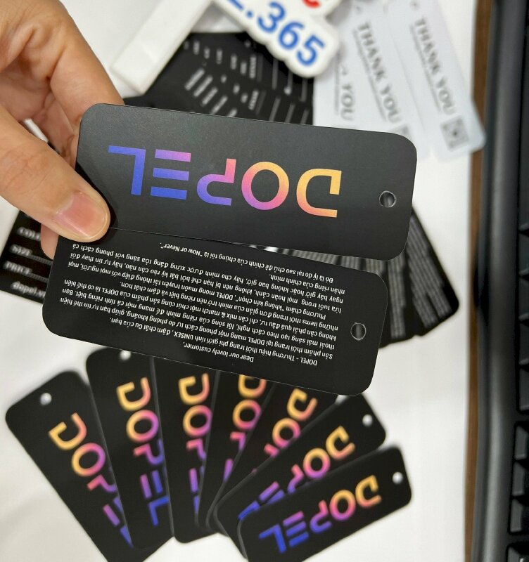 Dịch vụ in tag quần áo Quận 6