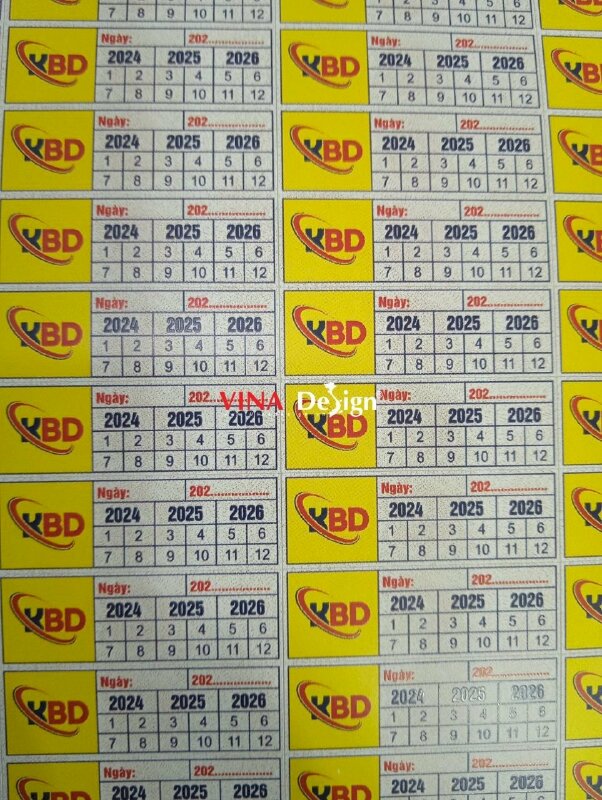 Hỗ trợ đa dạng kích thước và hình dạng tem nhãn