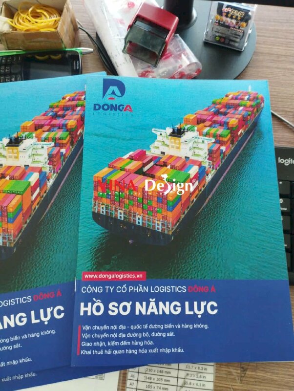 Làm hồ sơ năng lực công ty Logistics dịch vụ vận tải - VND800