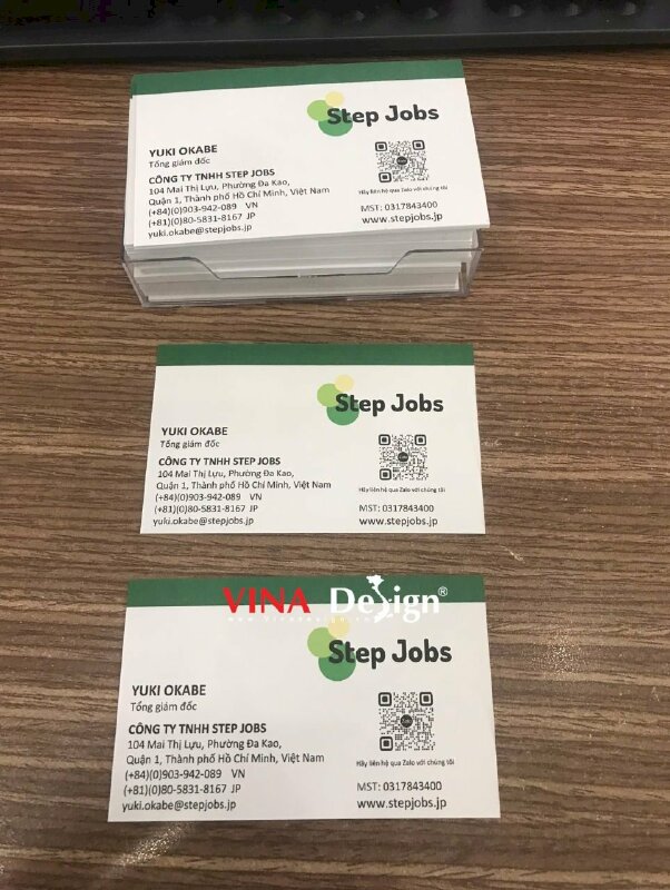 In card visit 1 hộp lấy liền Tổng giám đốc công ty tuyển dụng - VND750