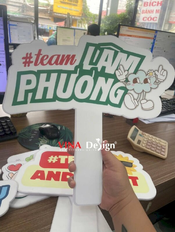 In hashtag cầm tay Team thành viên nhóm, tổ, phòng ban công ty - VND834