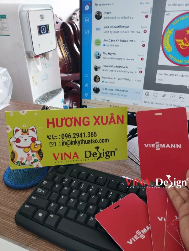 In thẻ nhựa cứng theo yêu cầu TPHCM - VND115