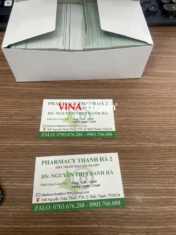 Name card nhà thuốc Pharmacy, in name card TPHCM số lượng lớn Offset - VND828