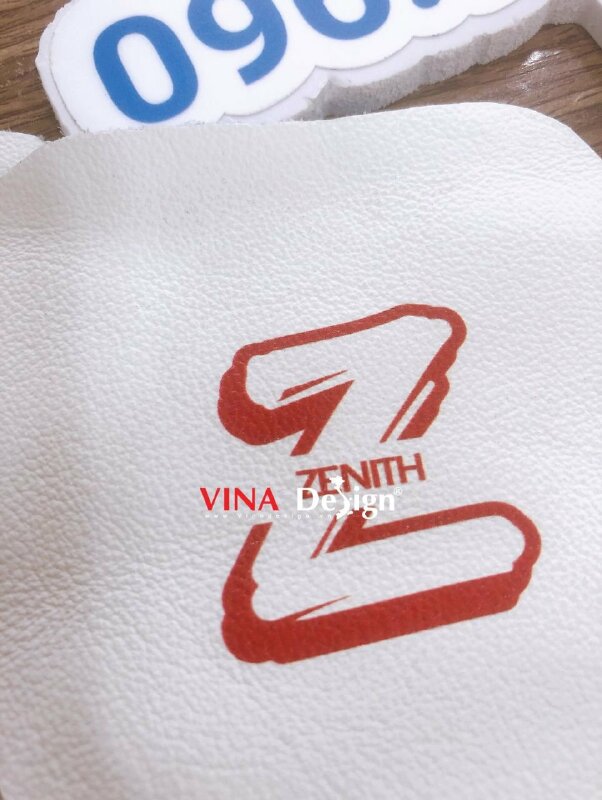 In đế lót ly, logo in UV simili - VND314