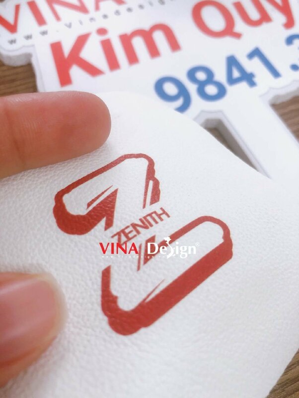 In đế lót ly, logo in UV simili - VND314