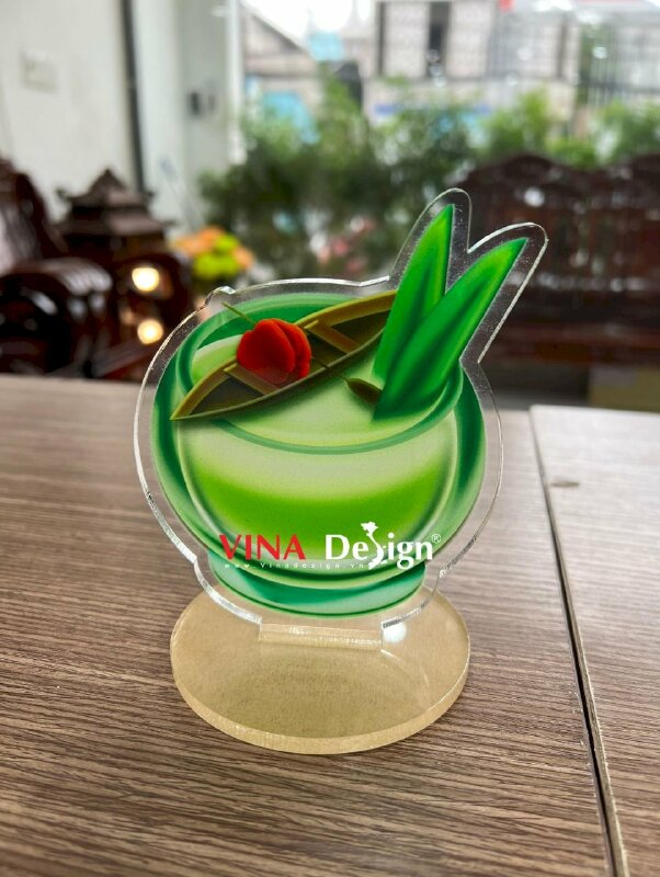 Mô hình ly Cocktail từ Mica Standee Acrylic để bàn - VND471