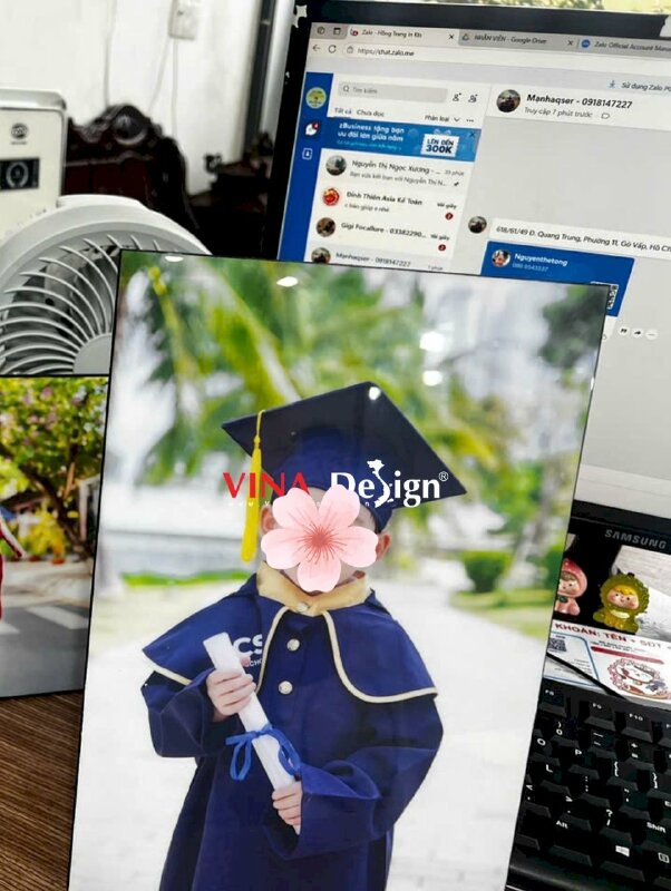 In ảnh Laminate hình lễ tốt nghiệp mầm non, tiểu học trường quốc tế - VND937