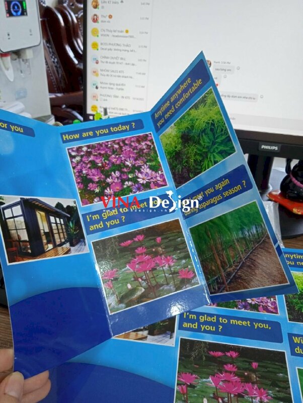 In brochure du lịch nông thôn, brochure quảng cáo du lịch sinh thái - VND303