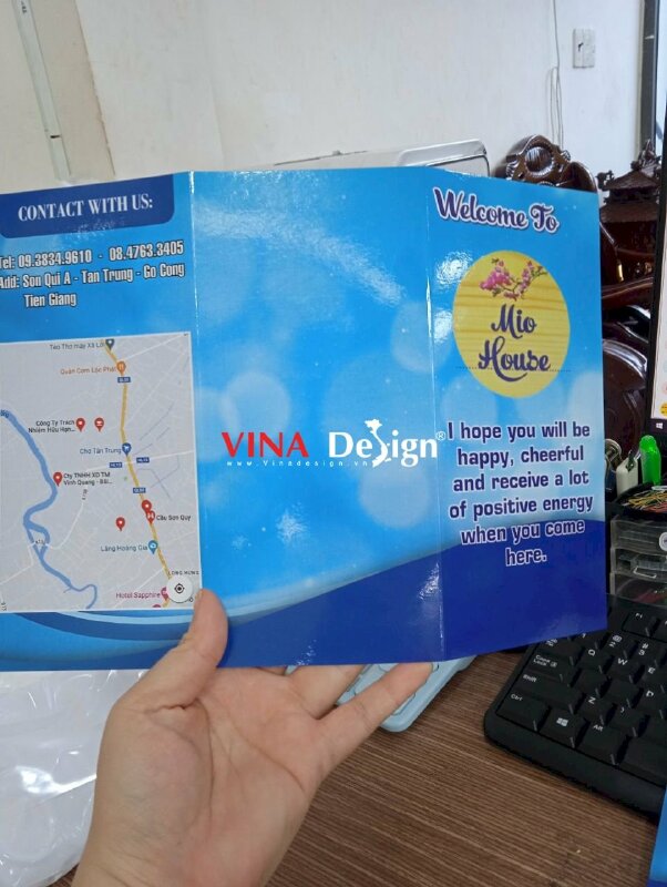 In brochure du lịch nông thôn, brochure quảng cáo du lịch sinh thái - VND303