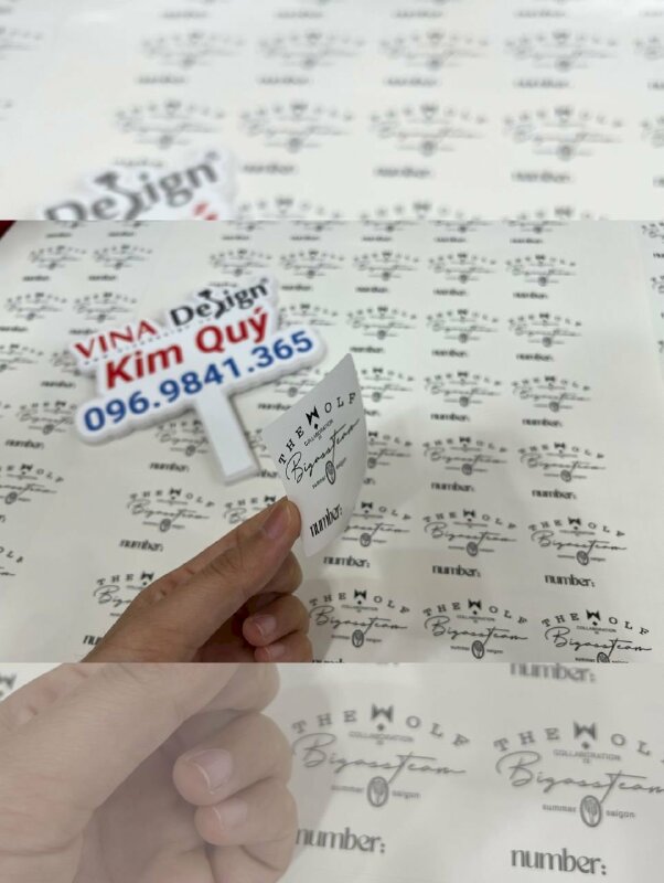In logo nhãn hàng chuyên custom giày độ giày - VND345