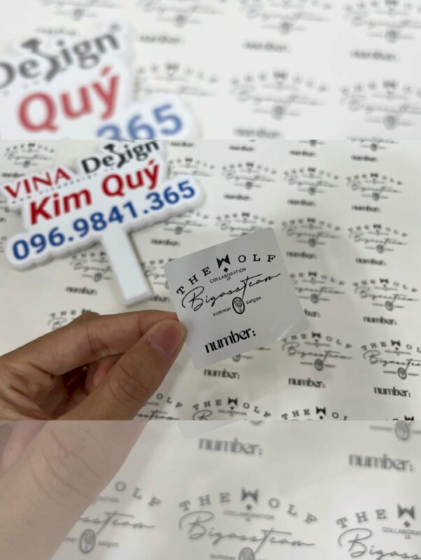 In logo nhãn hàng chuyên custom giày độ giày - VND345