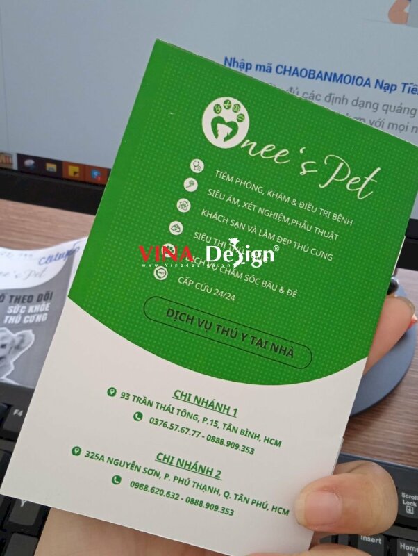 In sổ theo dõi sức khỏe thú cưng, in sổ tay A6 - VND508