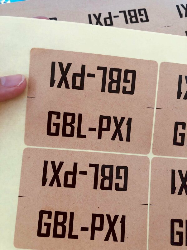 In tem Decal giấy Kraft - VND40