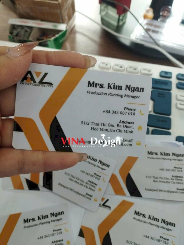 In name card nhựa chức danh Production Planning Manager - VND948