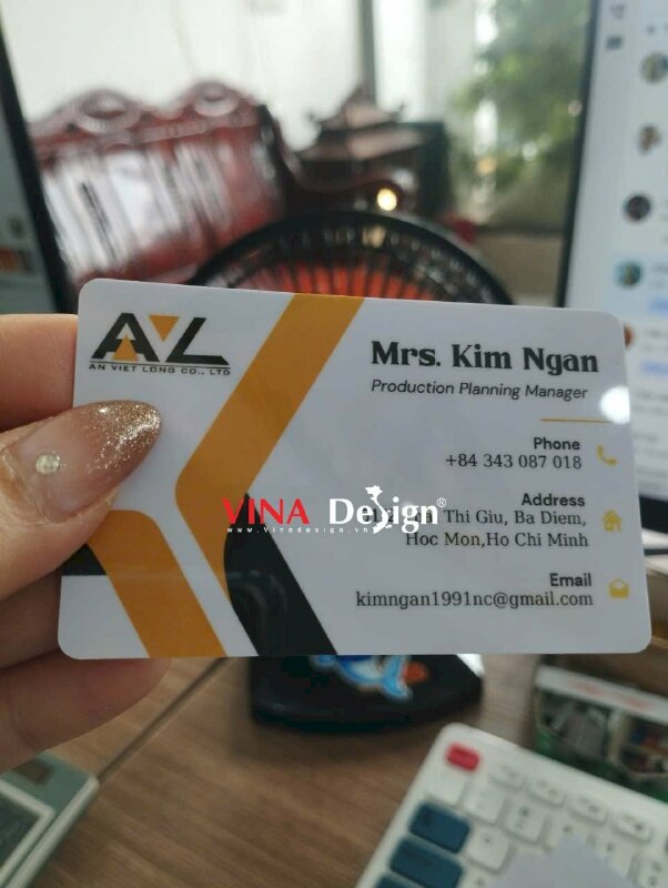 In name card nhựa chức danh Production Planning Manager - VND948