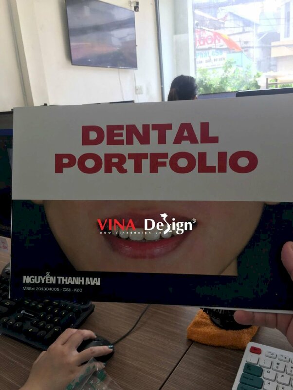 In portfolio catalogue Dental cho sinh viên trường đại học - VND965