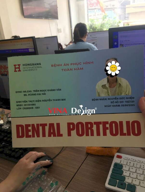 In portfolio catalogue Dental cho sinh viên trường đại học - VND965