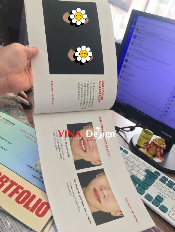 In portfolio catalogue Dental cho sinh viên trường đại học - VND965