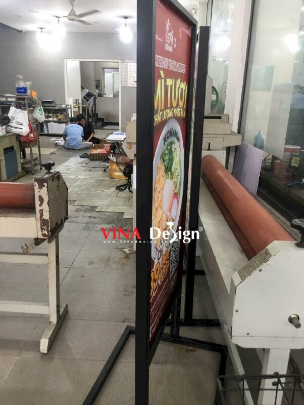 In standee chân sắt quán mì Udon Ramen tươi - VND963