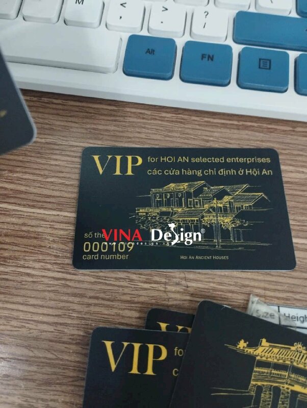 In thẻ VIP card member cho chuỗi thương hiệu tại Hội An - VND947