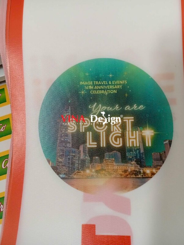 In sash đeo chéo You Are Sport Light cho hãng du lịch & sự kiện - VND971
