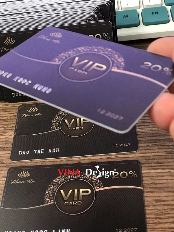 In VIP Card cho thương hiệu đông trùng hạ thảo gửi tặng khách hàng thân thiết - VND979