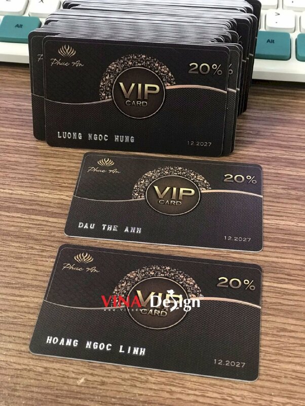 In VIP Card cho thương hiệu đông trùng hạ thảo gửi tặng khách hàng thân thiết - VND979