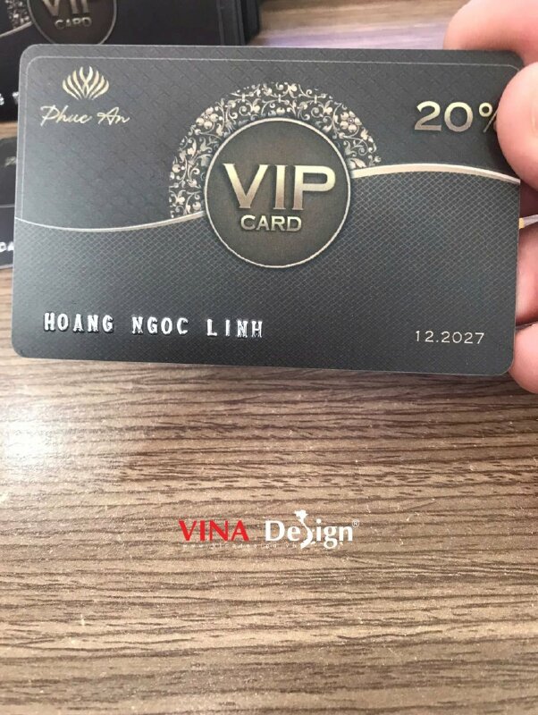 In VIP Card cho thương hiệu đông trùng hạ thảo gửi tặng khách hàng thân thiết - VND979