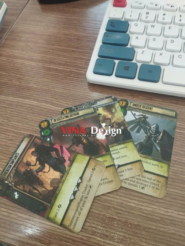 In bộ Tarot theo yêu cầu, in nhanh giấy C300gsm, cán mờ, bo góc - VND983
