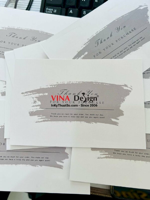 In card cảm ơn Thank You Card - VND56