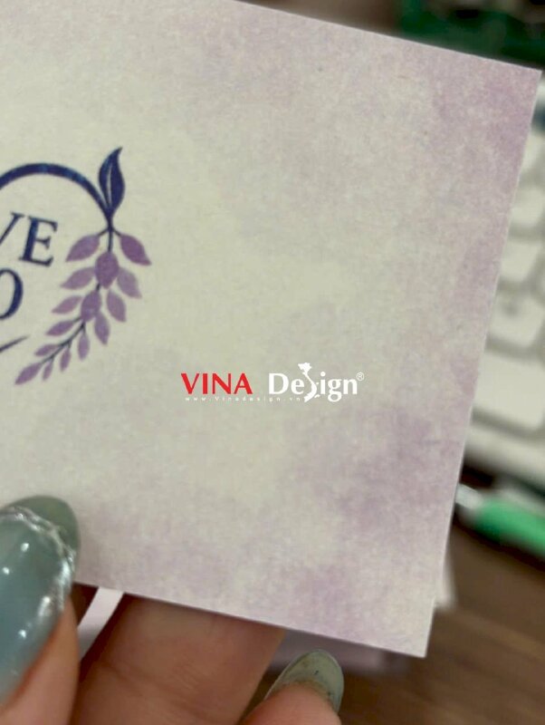 In name card giấy mỹ thuật Materica, in nhanh 1 mặt, hàng gửi đi Pháp từ TPHCM - VND982