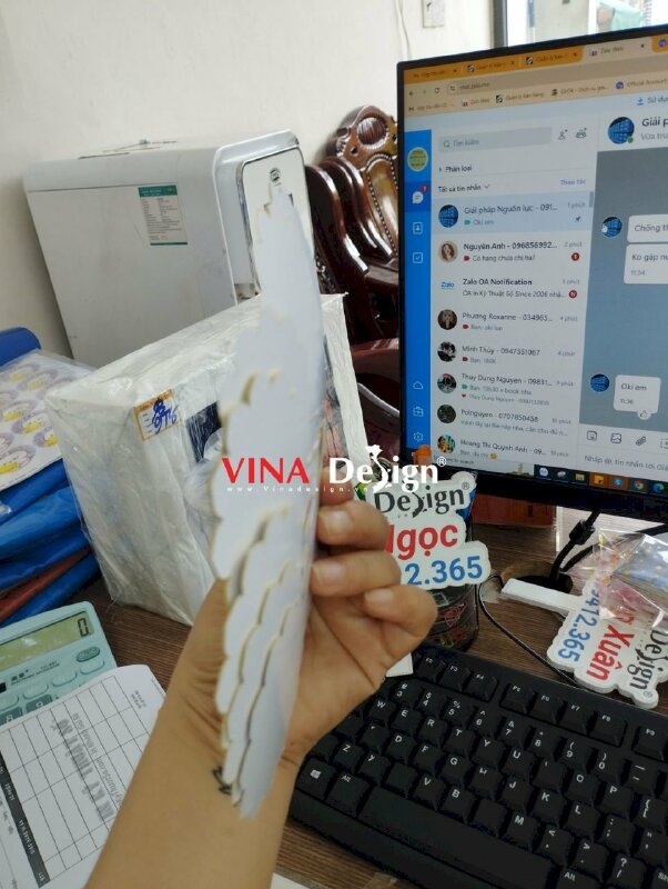 In ruy băng đuôi nheo cài áo lễ Vu Lan Phật giáo - VND167