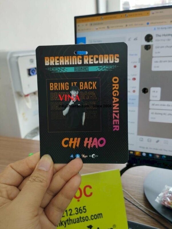 In thẻ ban tổ chức sự kiện cuộc thi âm nhạc - VND175