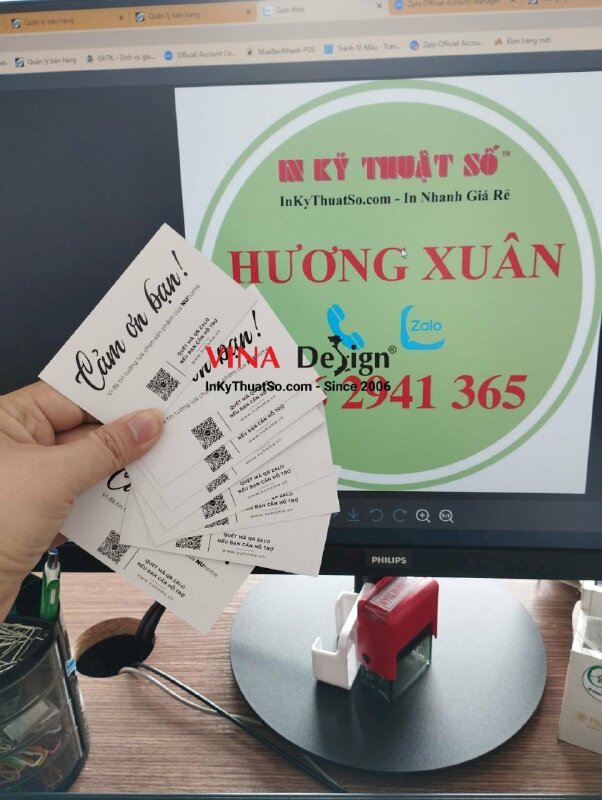 In card cảm ơn khách hàng - VND91