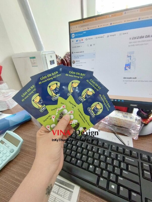 In card cảm ơn mua hàng - VND216