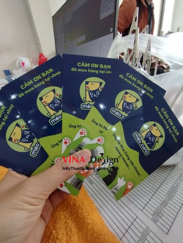 In card cảm ơn mua hàng - VND216