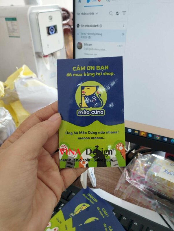 In card cảm ơn mua hàng - VND216