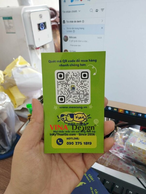 In card cảm ơn mua hàng - VND216