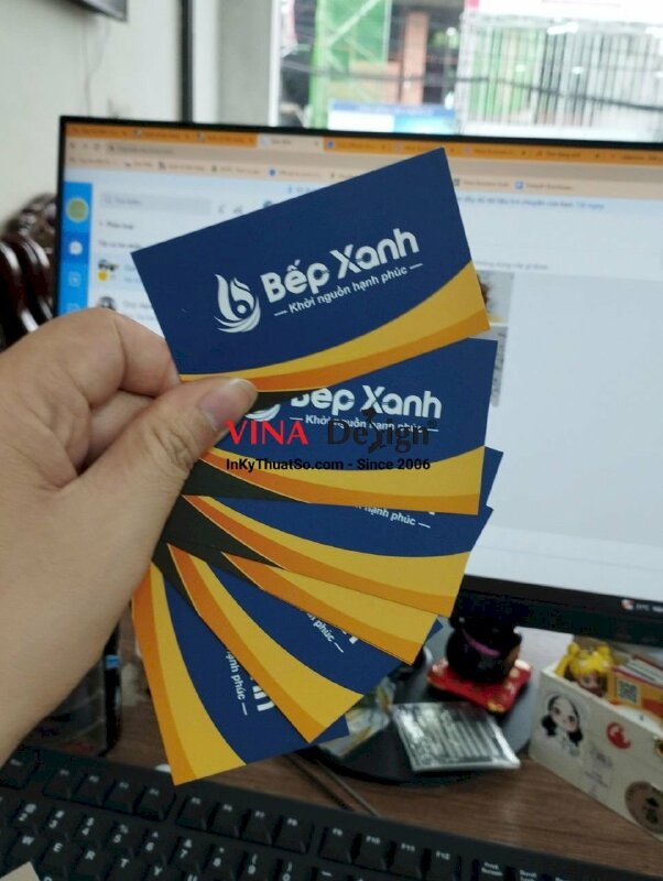 In card showroom thiết bị nhà bếp nhập khẩu, in card visit siêu thị bếp - VND346