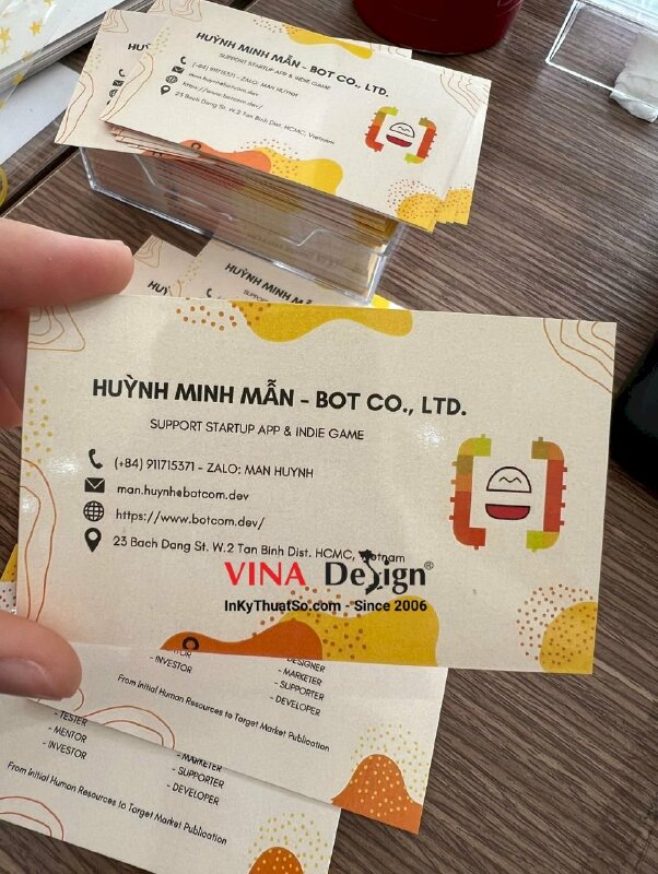 In name card lấy liền, in name card nhanh - VND274