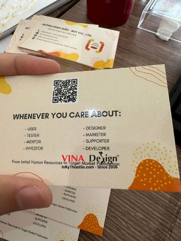 In name card lấy liền, in name card nhanh - VND274