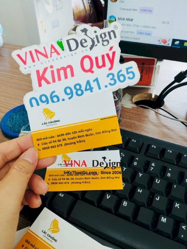 In name card trạm dừng chân & nhà hàng chay - VND199