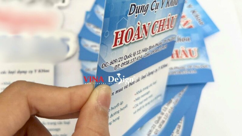 In card visit cửa hàng dụng cụ y tế, thiết bị y khoa - VND232