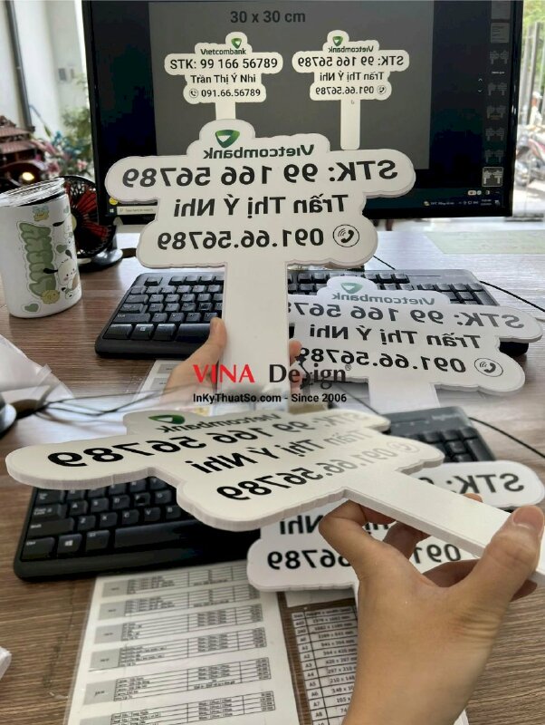 In hashtag cầm tay số tài khoản ngân hàng shop bán hàng online livestream - VND505