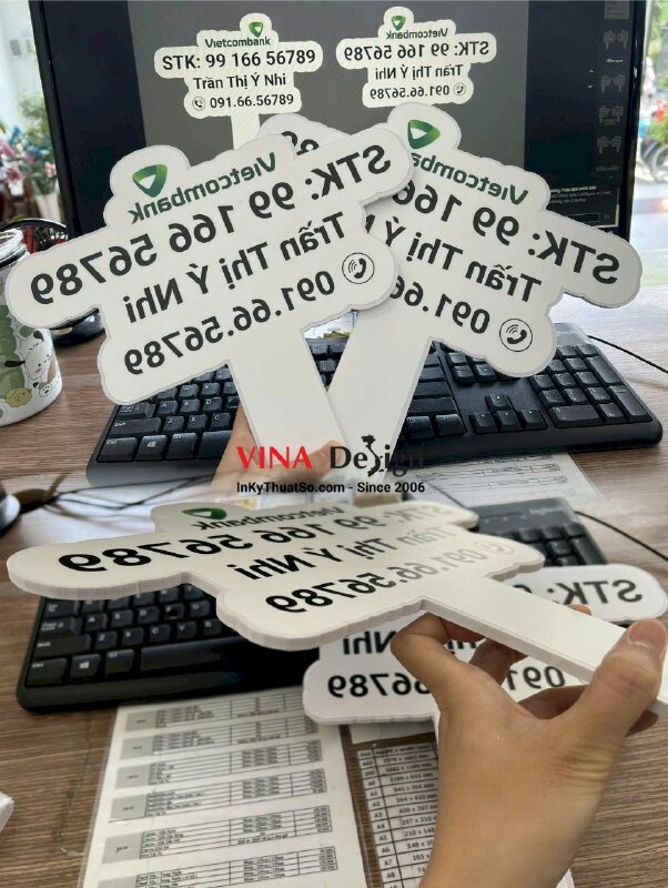 In hashtag cầm tay số tài khoản ngân hàng shop bán hàng online livestream - VND505