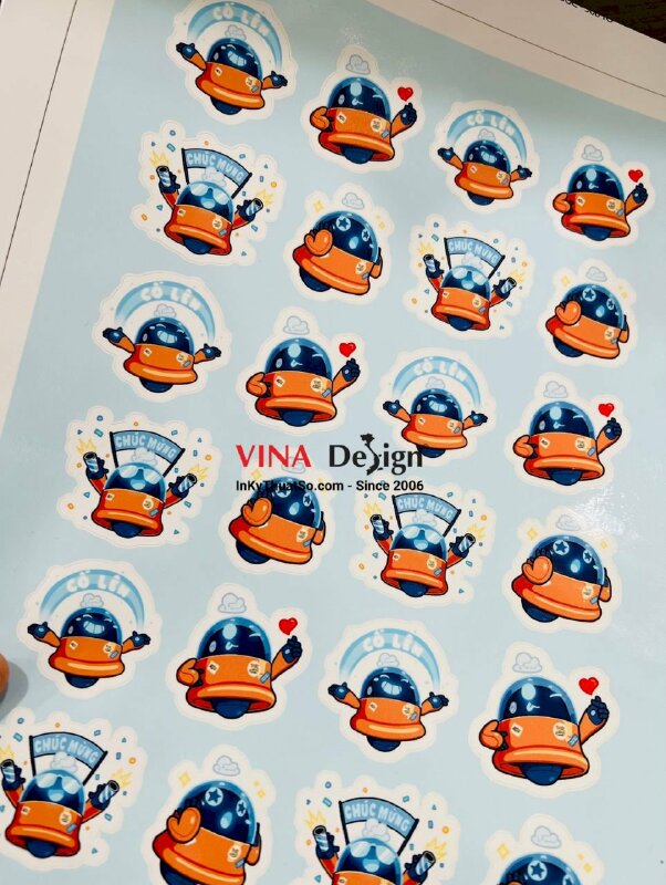 In sticker event, tem nhãn sự kiện sinh nhật công ty - VND261