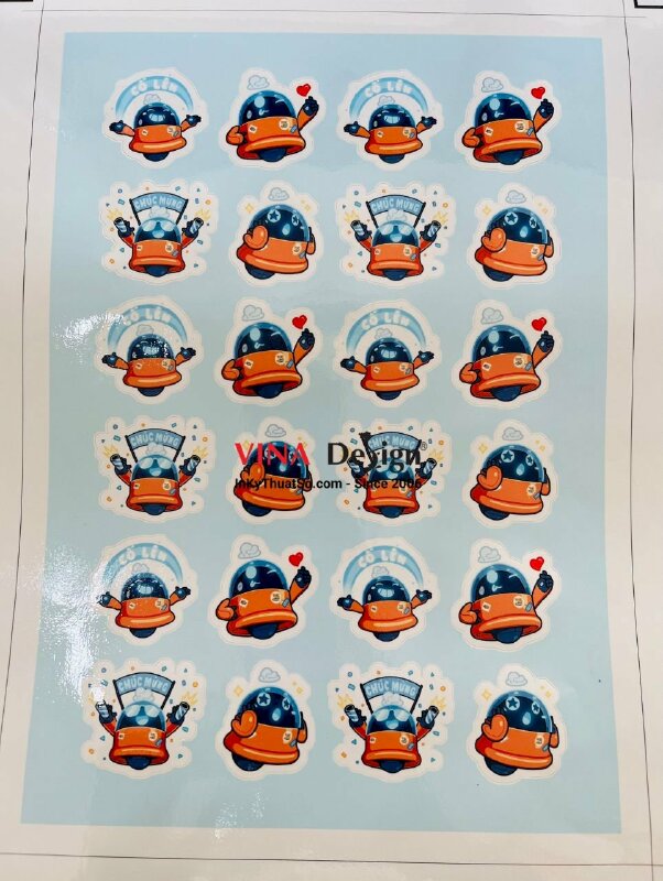 In sticker event, tem nhãn sự kiện sinh nhật công ty - VND261