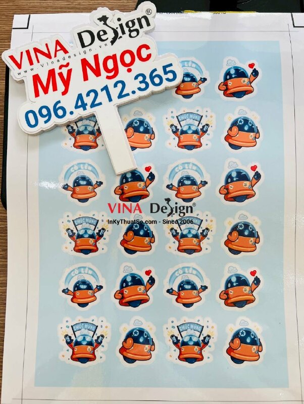 In sticker event, tem nhãn sự kiện sinh nhật công ty - VND261