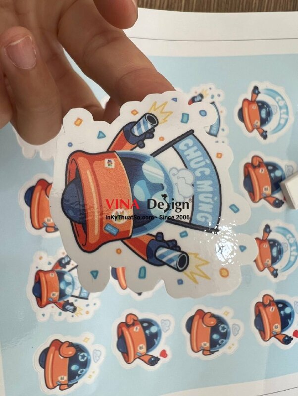 In sticker event, tem nhãn sự kiện sinh nhật công ty - VND261