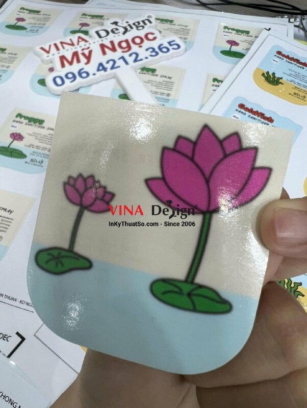 In tem 2 mặt, tem nhãn mác 2 mặt, label 2 mặt - VND248